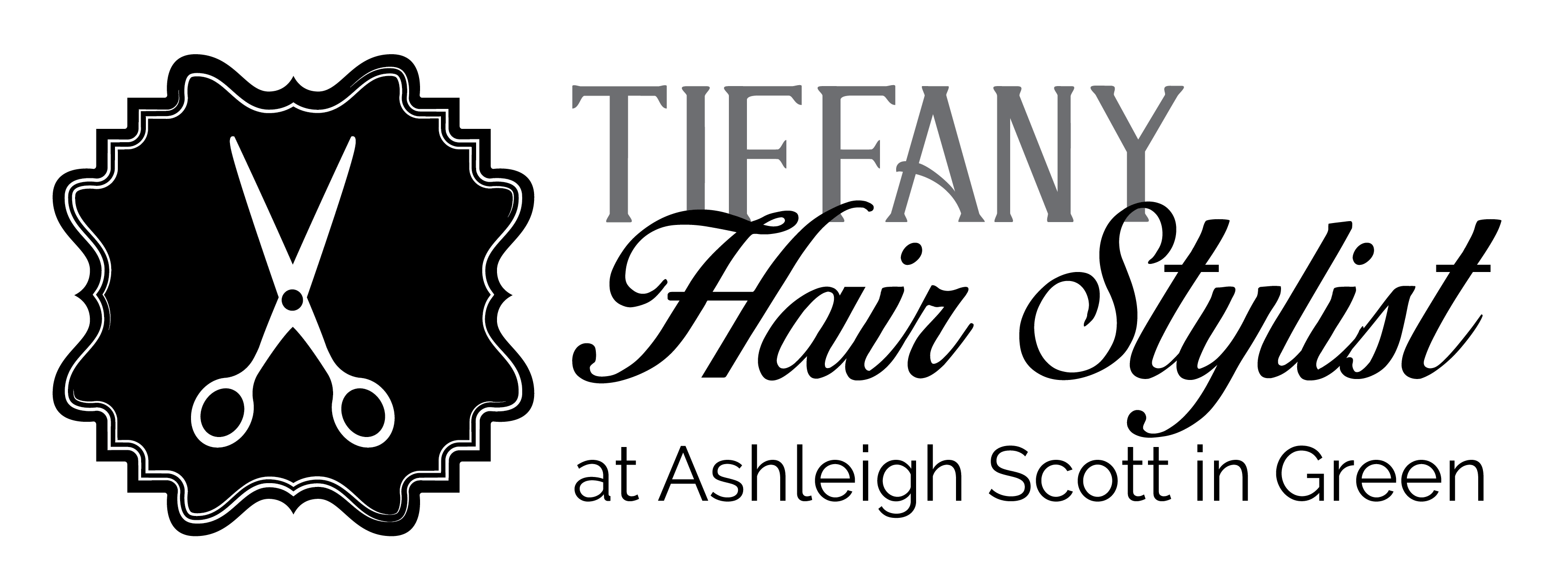 tiffany hairstylist logo