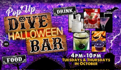 See You At the Dusty&#039;s Halloween Pop Up Bar!