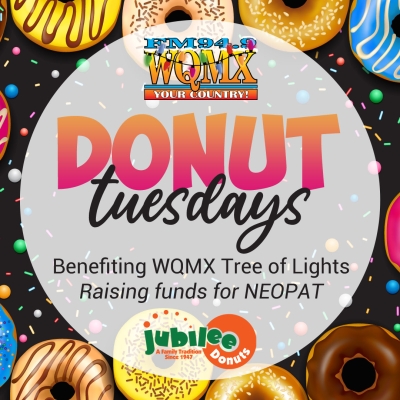 WQMX Donut Tuesdays at Jubilee Donuts