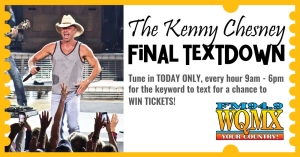 The Kenny Chesney Final Textdown........!