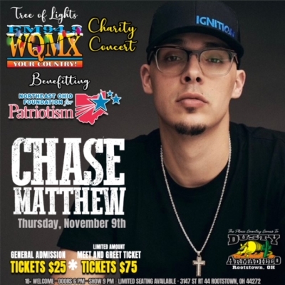 Get Your Chase Matthew Tickets NOW!