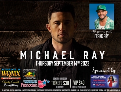 Get Your Michael Ray Tickets NOW!
