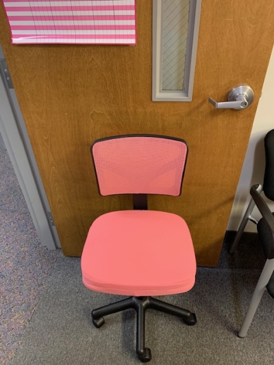 A Pink Chair- Who Knew?!