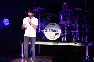 Cole Swindell performs at Blossom Music Center, September 2021