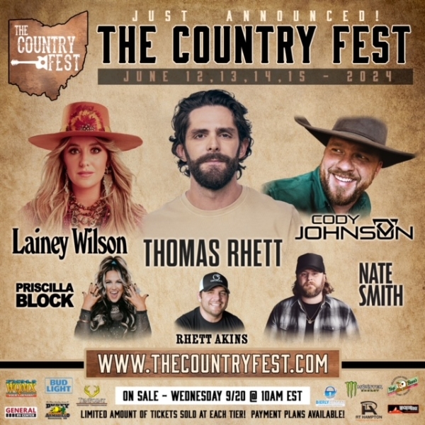 THE Country Fest 2024 Lineup!!