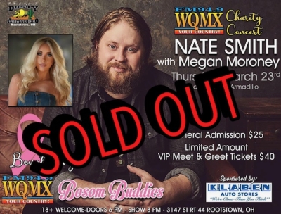 Nate Smith SOLD OUT- Thank YOU!